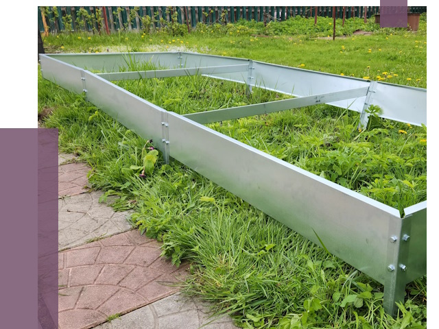 Металлические бордюры для грядок в Сосновоборске от 1810 руб. 