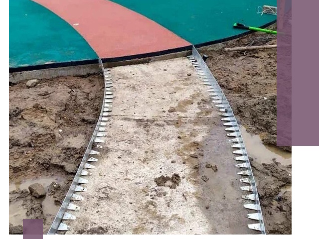 Металлические бордюры для дорожек в Сосновоборске — монтаж и изготовление