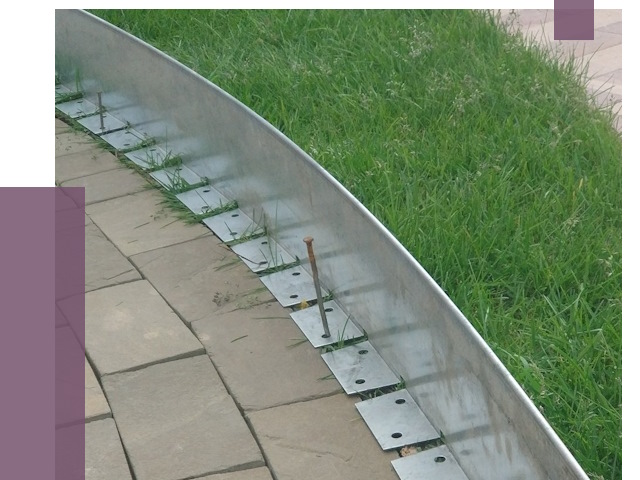 Металлические бордюры для тротуаров в Сосновоборске от 8793 руб.