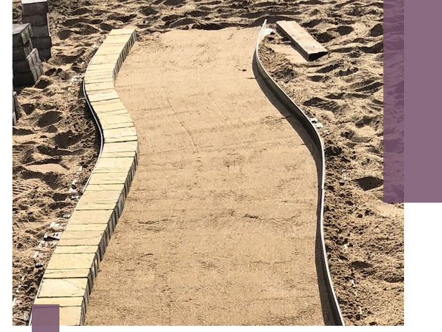 Металлические бордюры для тротуаров в Сосновоборске — прочные и долговечные