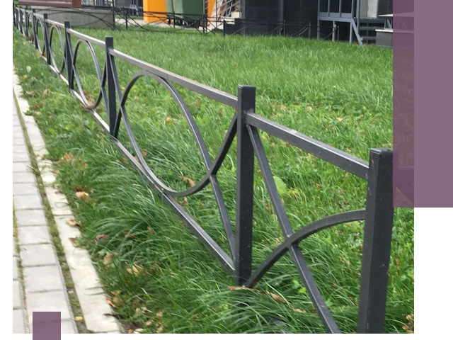 Газонные ограждения из металла в Сосновоборске — монтаж и продажа