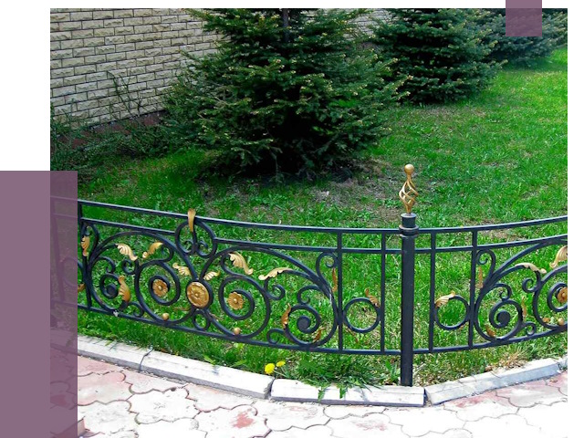Кованые газонные ограждения в Сосновоборске от 7707 руб. — ПРОЛЁТ-Ссб