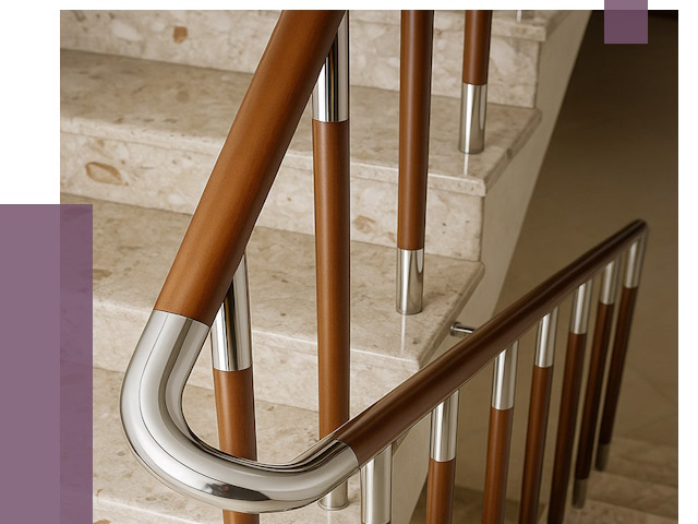 Монтаж поручней в Сосновоборске от 9828 руб. монтаж под ключ | ПРОЛЁТ-Ссб