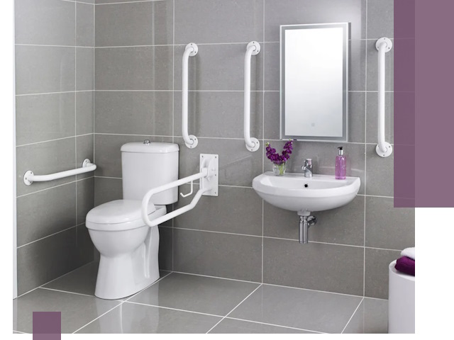 Поручни для санузлов в Сосновоборске: установка, ремонт и монтаж