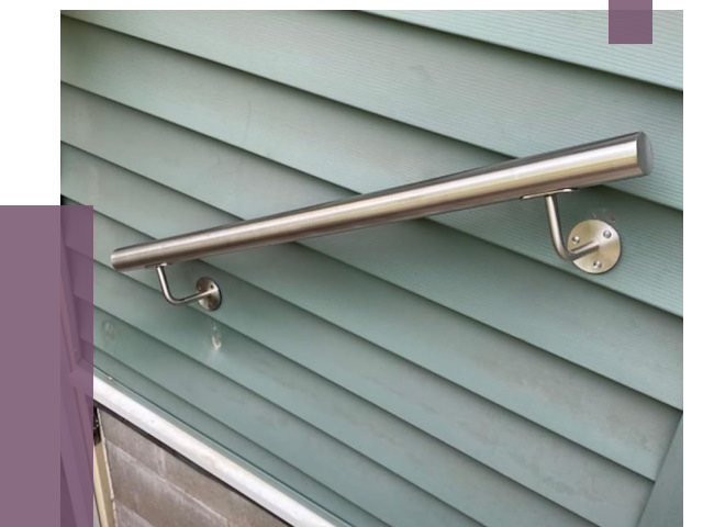 Поручни из нержавеющей стали в Сосновоборске от 7759 руб.  | ПРОЛЁТ-Ссб