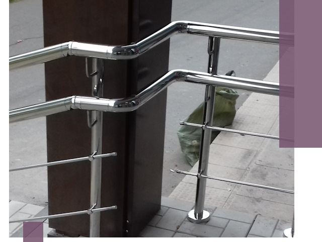 Монтаж поручней из нержавеющей стали в Сосновоборске качественно и быстро